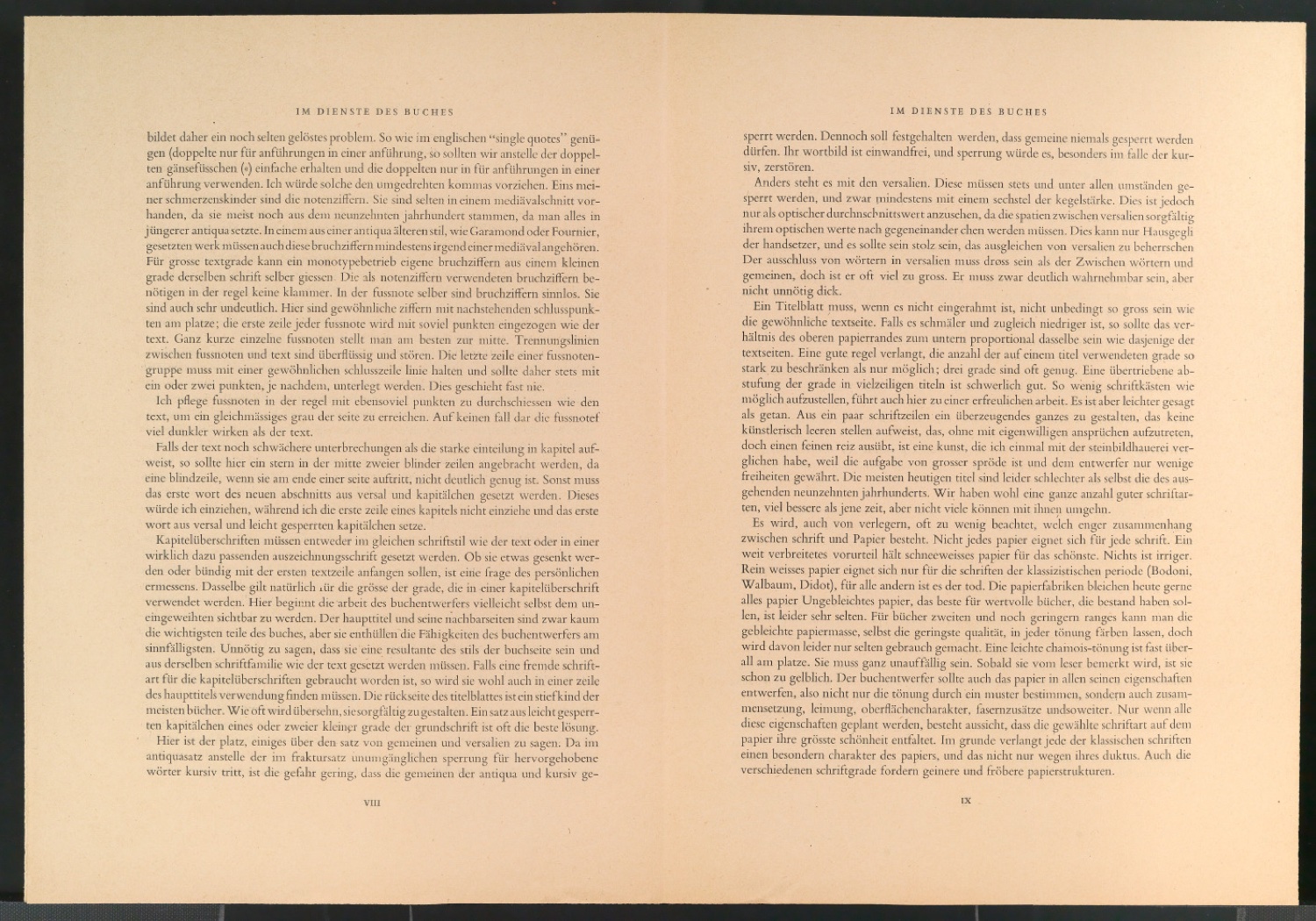 Vorarbeiten und Probedrucke für Im Dienste des Buches, Designing Books und I Bogens Tjeneste — Blatt 40