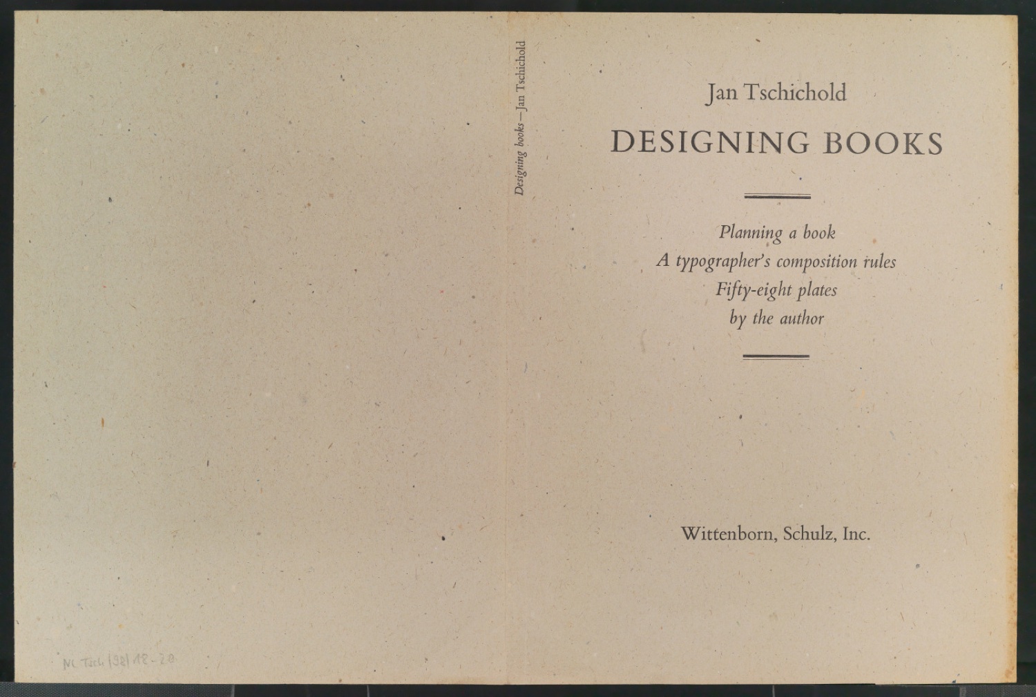Vorarbeiten und Probedrucke für Im Dienste des Buches, Designing Books und I Bogens Tjeneste — Blatt 45