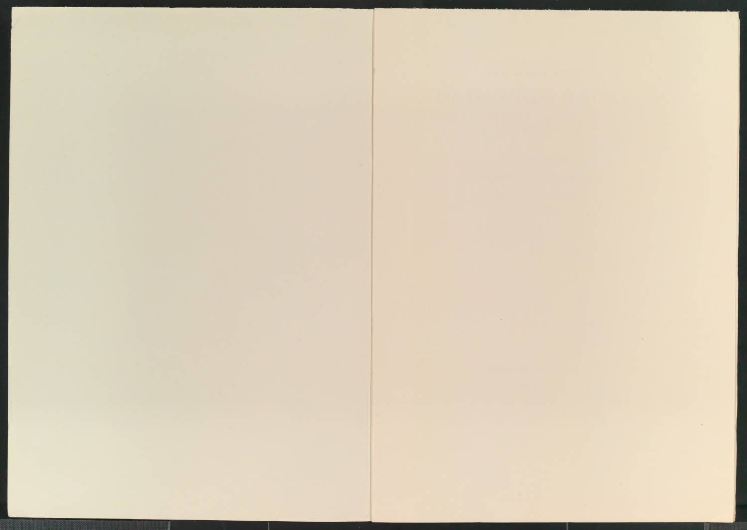 Vorarbeiten und Probedrucke für Im Dienste des Buches, Designing Books und I Bogens Tjeneste — Blatt 54