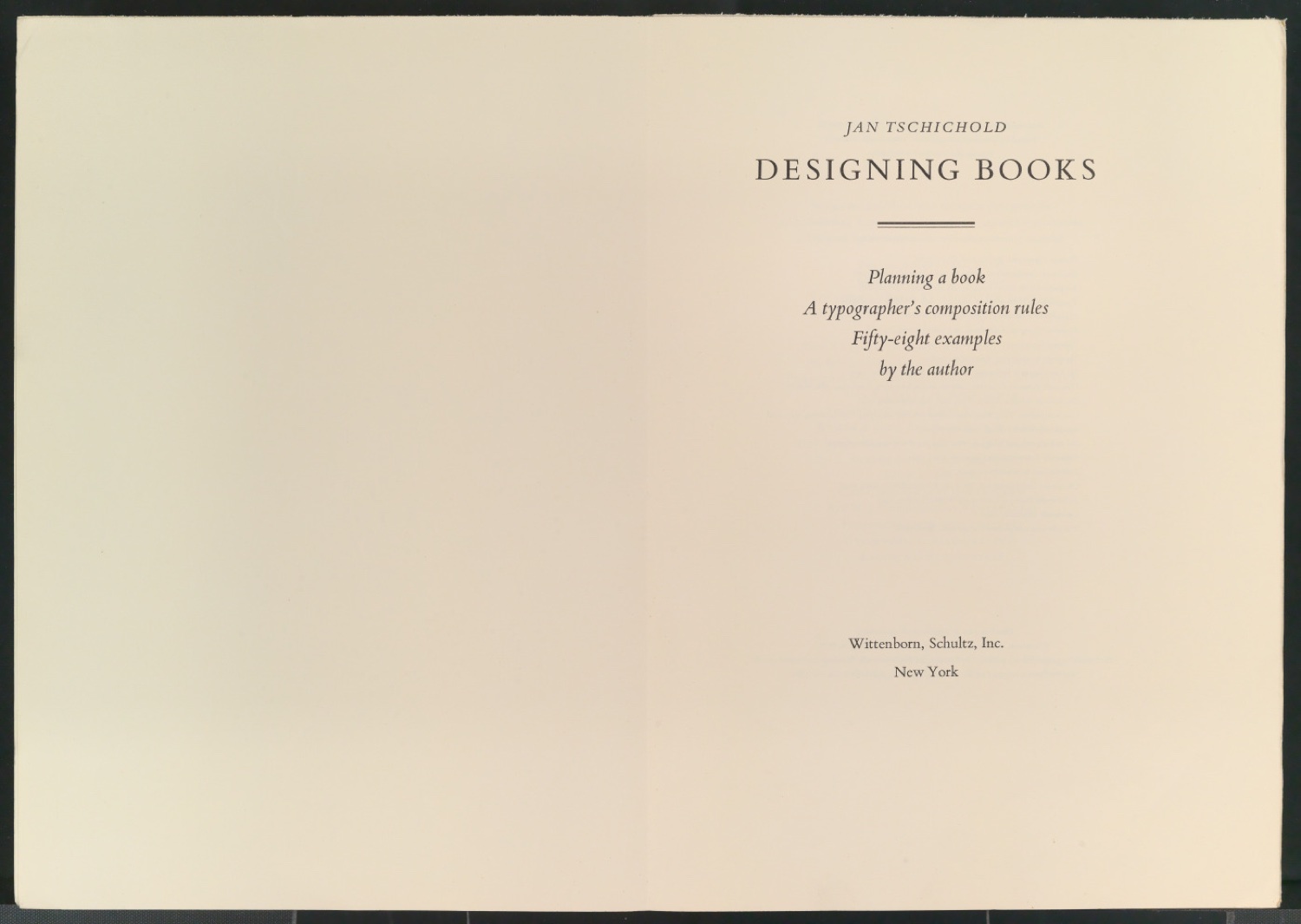 Vorarbeiten und Probedrucke für Im Dienste des Buches, Designing Books und I Bogens Tjeneste — Blatt 55