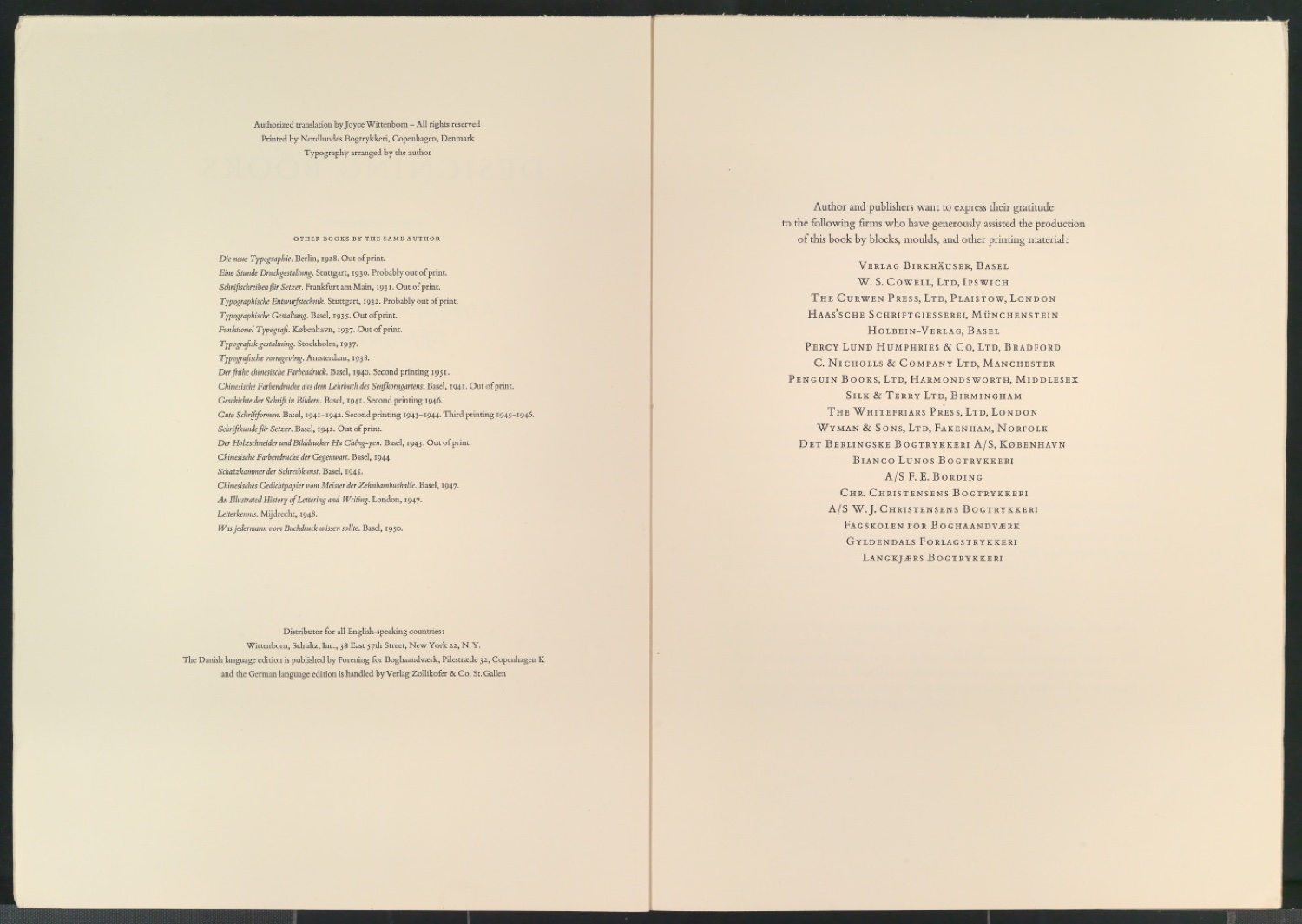 Vorarbeiten und Probedrucke für Im Dienste des Buches, Designing Books und I Bogens Tjeneste — Blatt 56