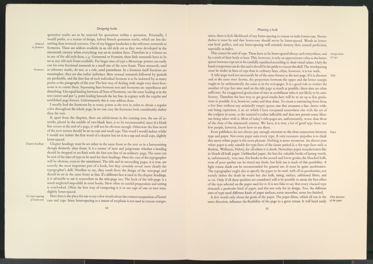 Vorarbeiten und Probedrucke für Im Dienste des Buches, Designing Books und I Bogens Tjeneste — Blatt 63
