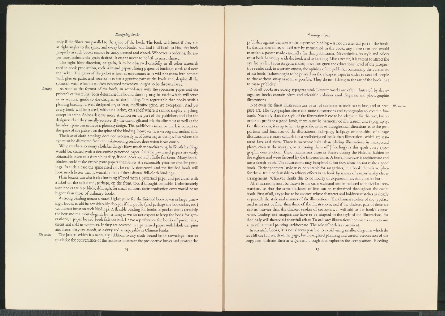 Vorarbeiten und Probedrucke für Im Dienste des Buches, Designing Books und I Bogens Tjeneste — Blatt 64