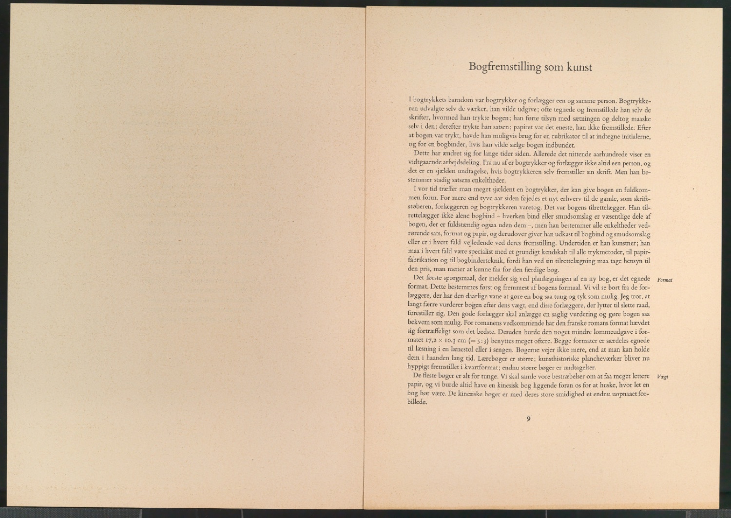Vorarbeiten und Probedrucke für Im Dienste des Buches, Designing Books und I Bogens Tjeneste — Blatt 72