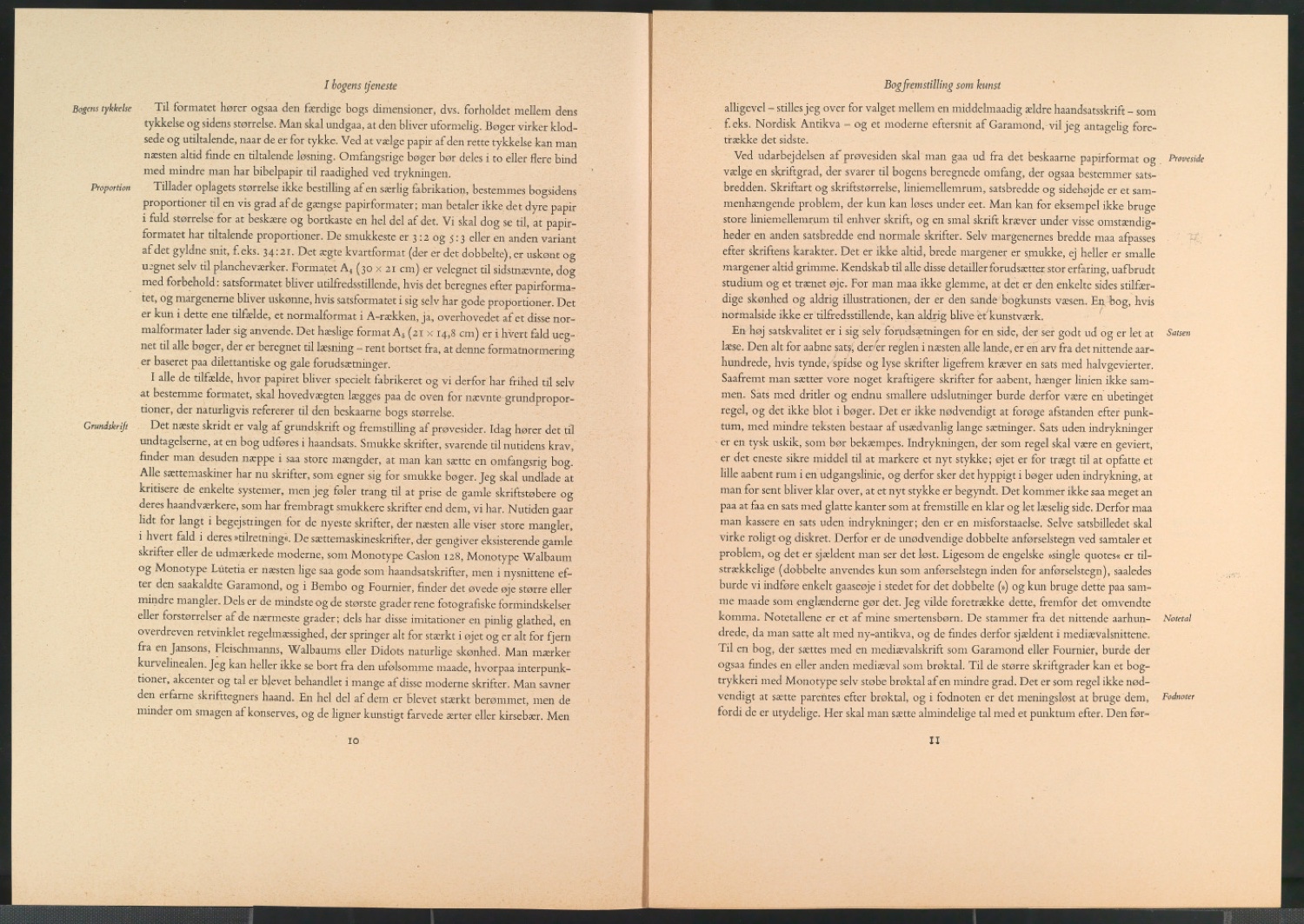 Vorarbeiten und Probedrucke für Im Dienste des Buches, Designing Books und I Bogens Tjeneste — Blatt 73
