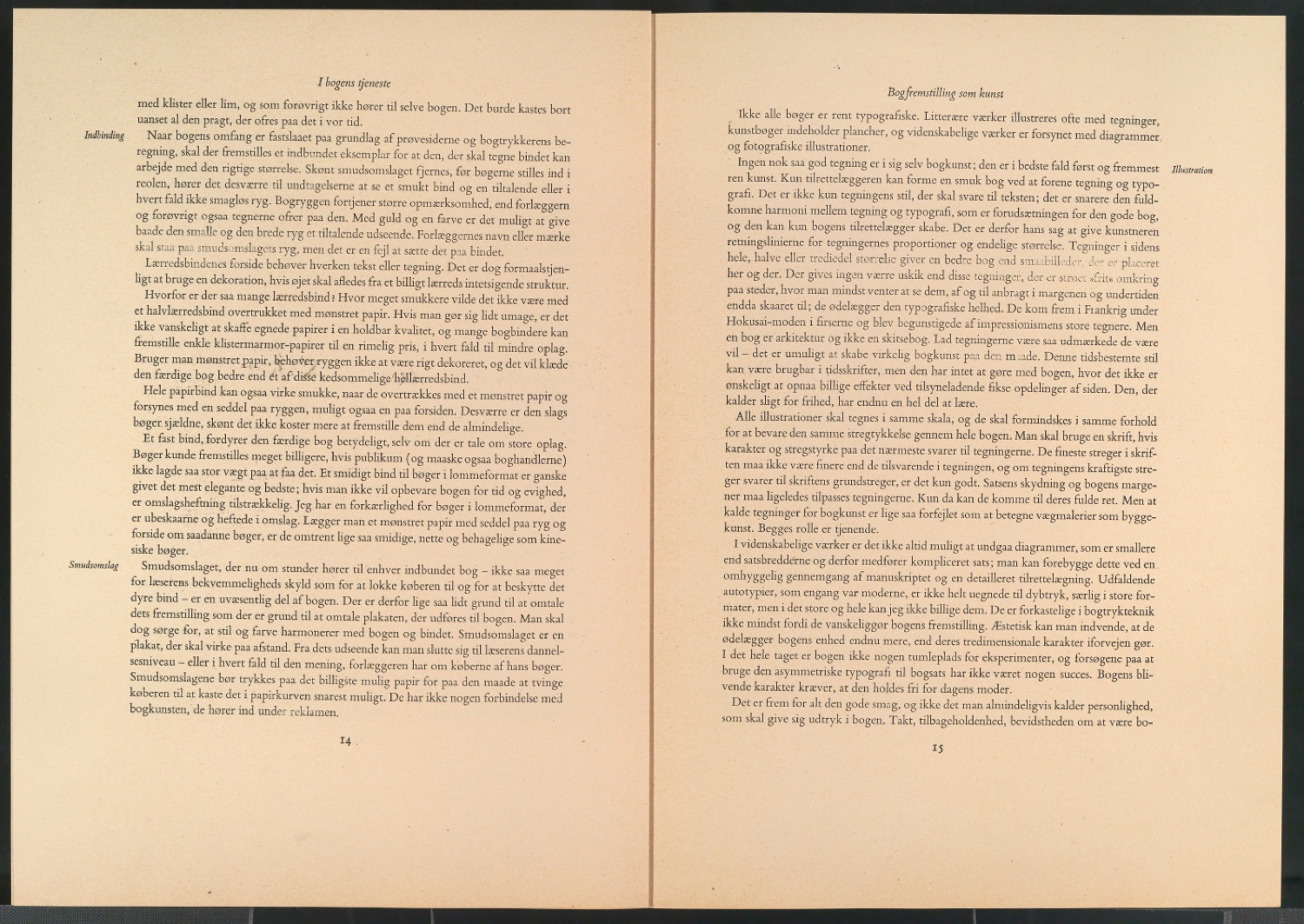 Vorarbeiten und Probedrucke für Im Dienste des Buches, Designing Books und I Bogens Tjeneste — Blatt 75