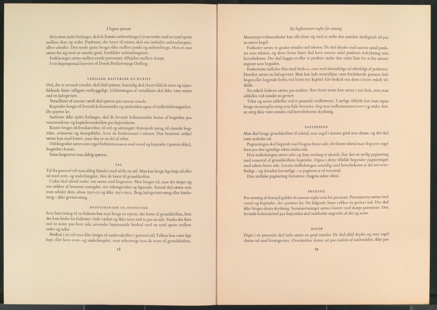 Vorarbeiten und Probedrucke für Im Dienste des Buches, Designing Books und I Bogens Tjeneste — Blatt 77