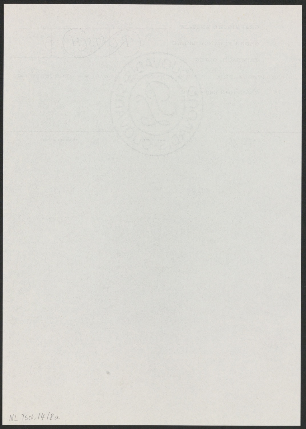 Briefbögen und Briefumschläge für Georg-Rentsch-Söhne — Blatt 2
