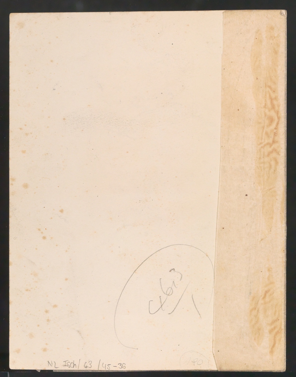 Skizzen und Probedrucke für den Buchrücken von Apuleius — Blatt 9