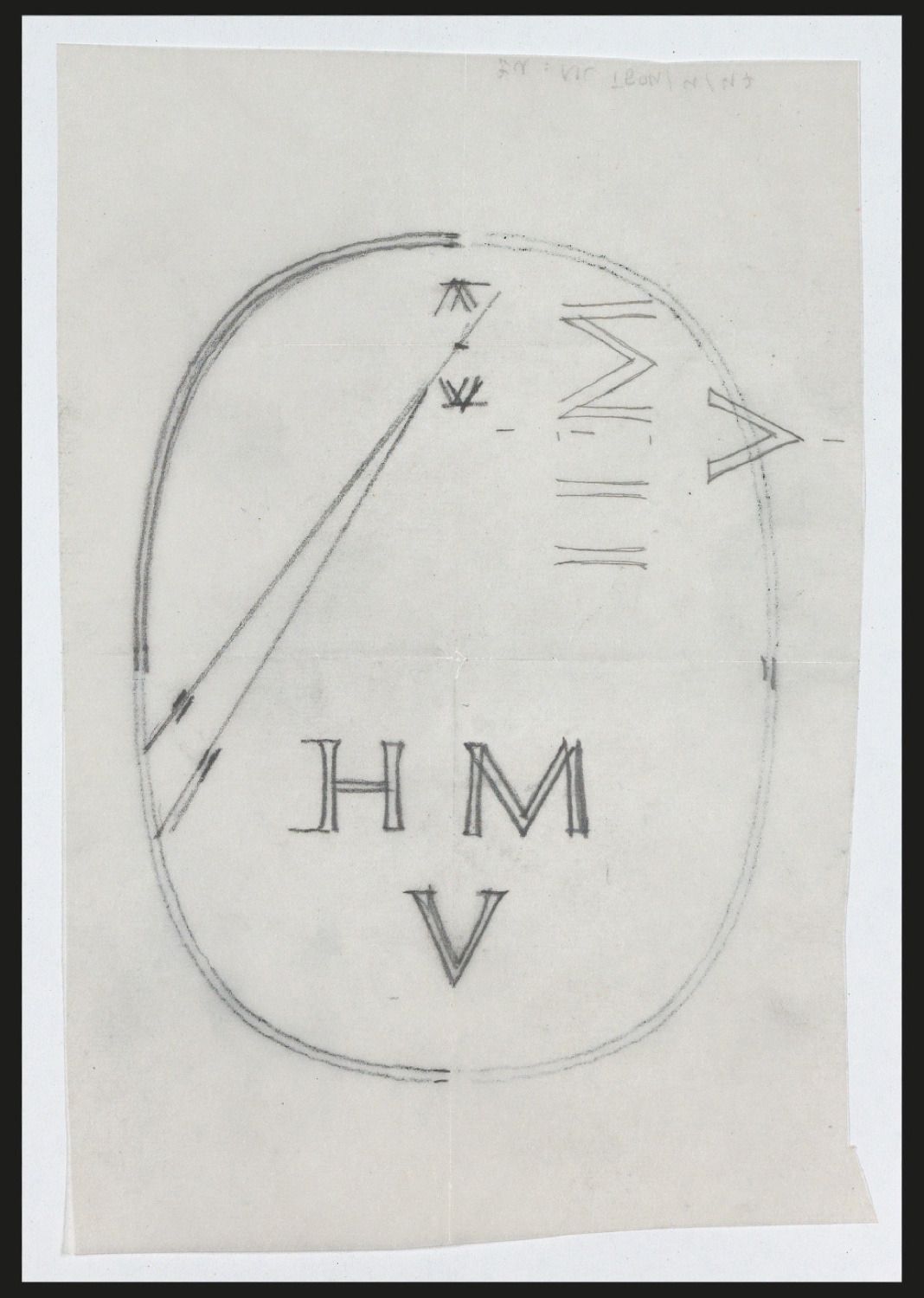 Entwürfe von Verlegermarken und Briefbogen für Verlag Heinrich Majer — Blatt 7