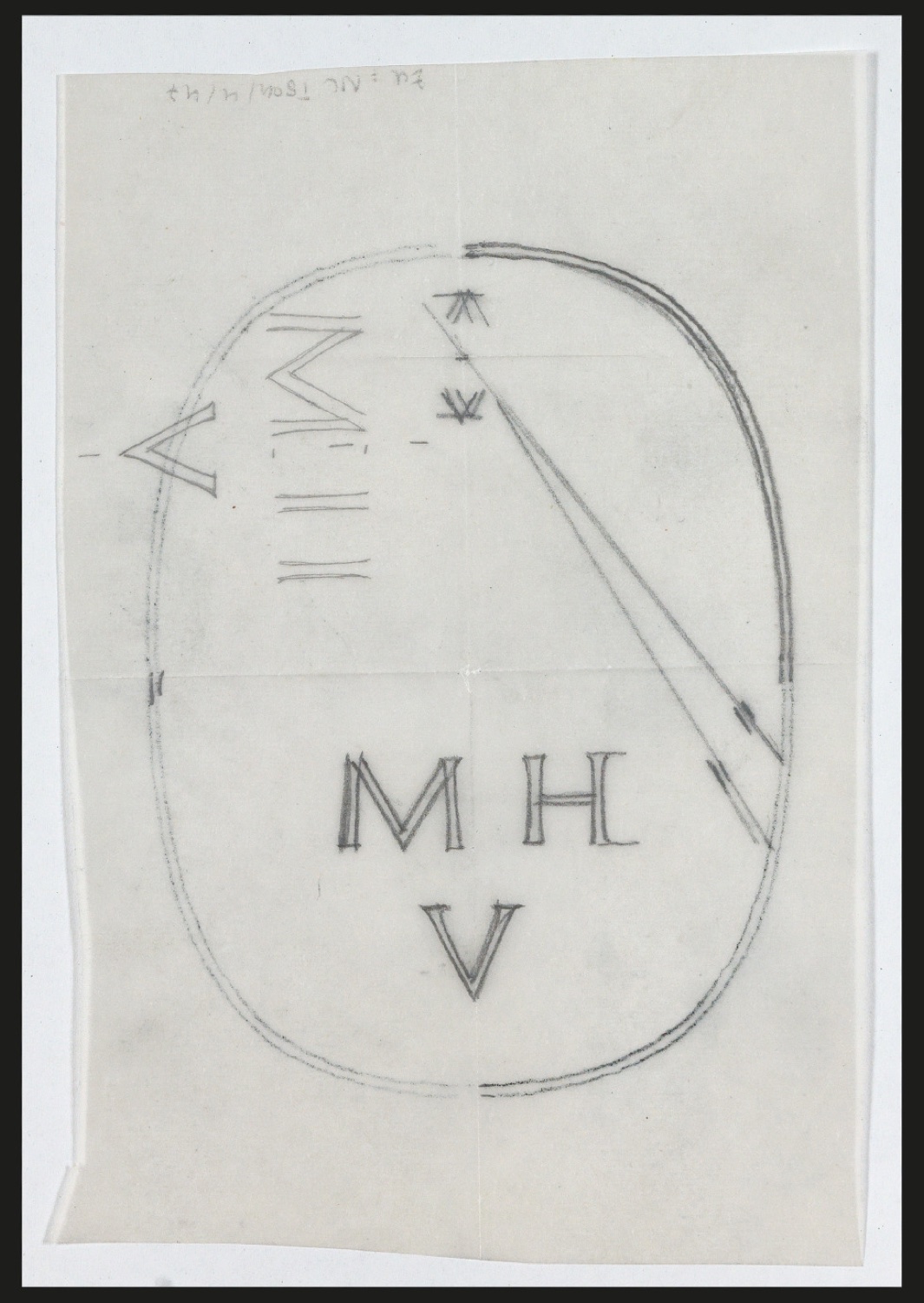 Entwürfe von Verlegermarken und Briefbogen für Verlag Heinrich Majer — Blatt 8