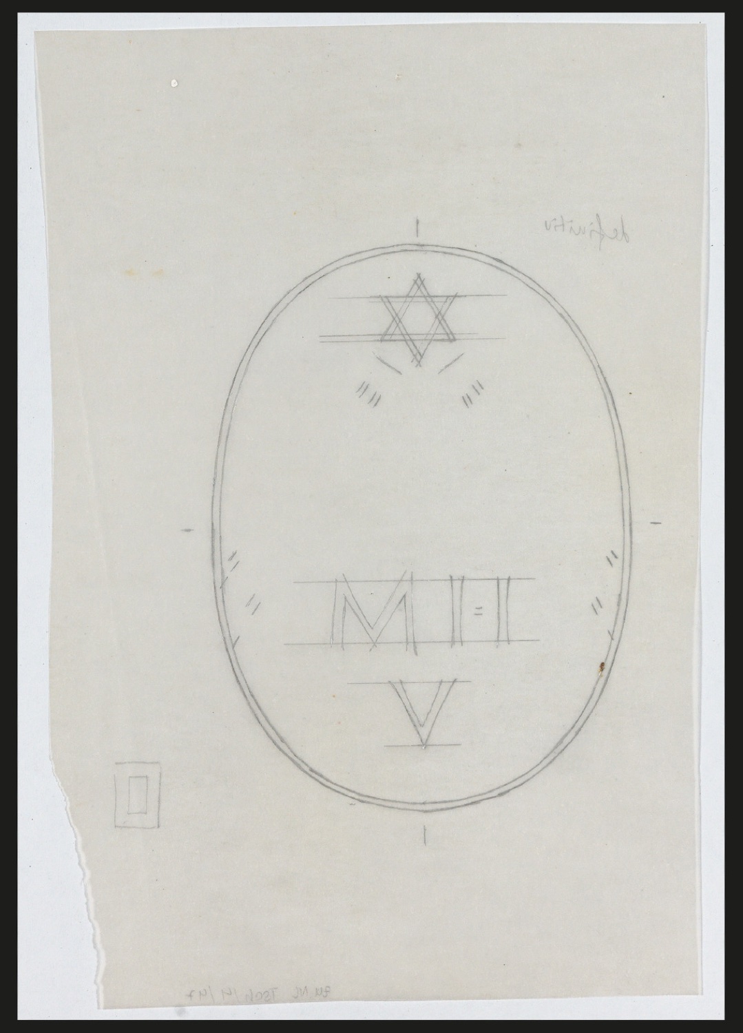 Entwürfe von Verlegermarken und Briefbogen für Verlag Heinrich Majer — Blatt 10