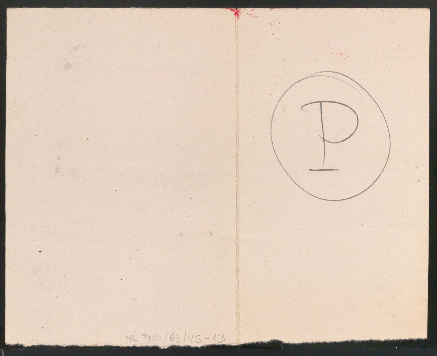 Entwürfe für das Titelblatt von A Book of Scripts — Blatt 12