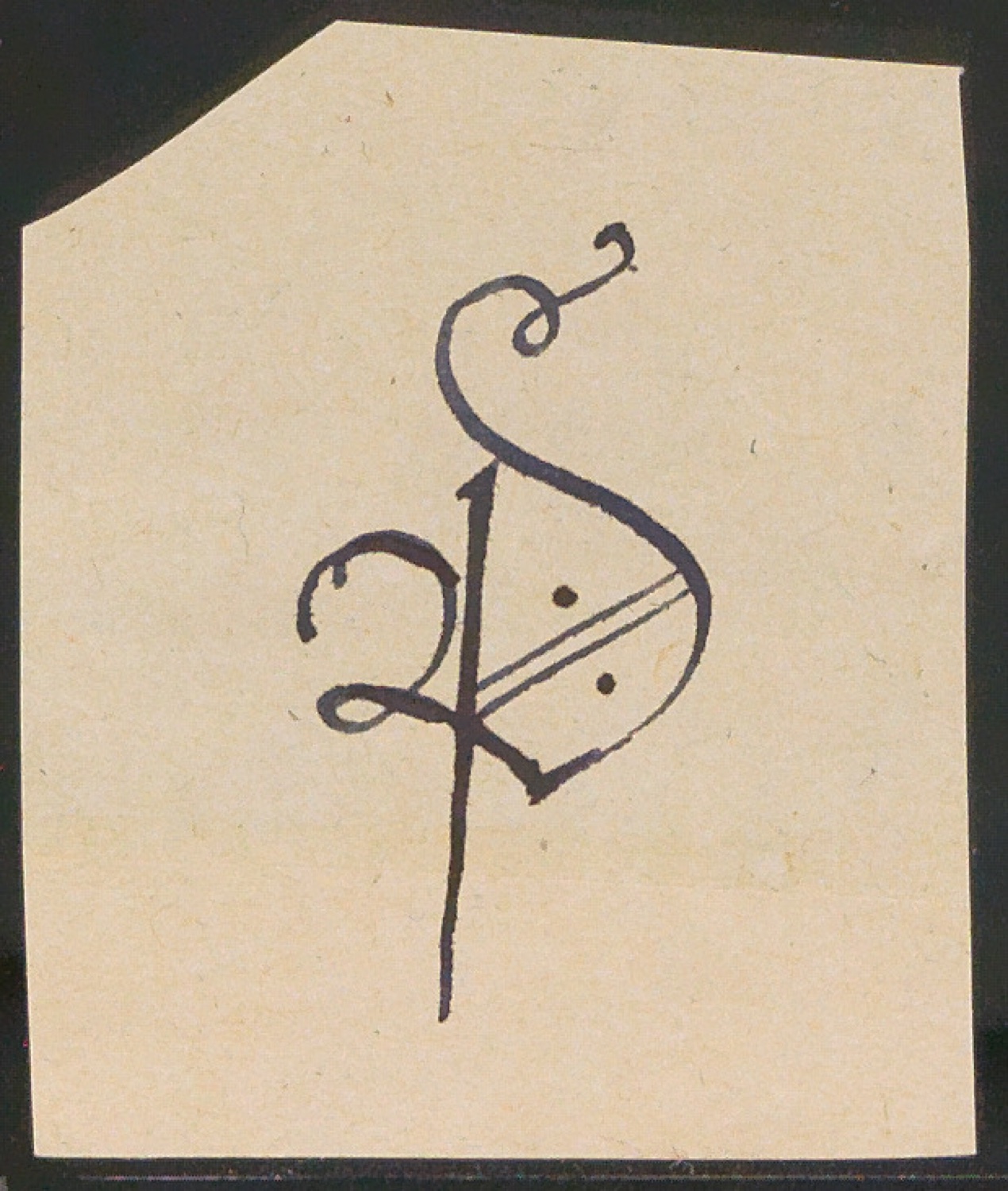 Entwürfe für das Titelblatt von A Book of Scripts — Blatt 15