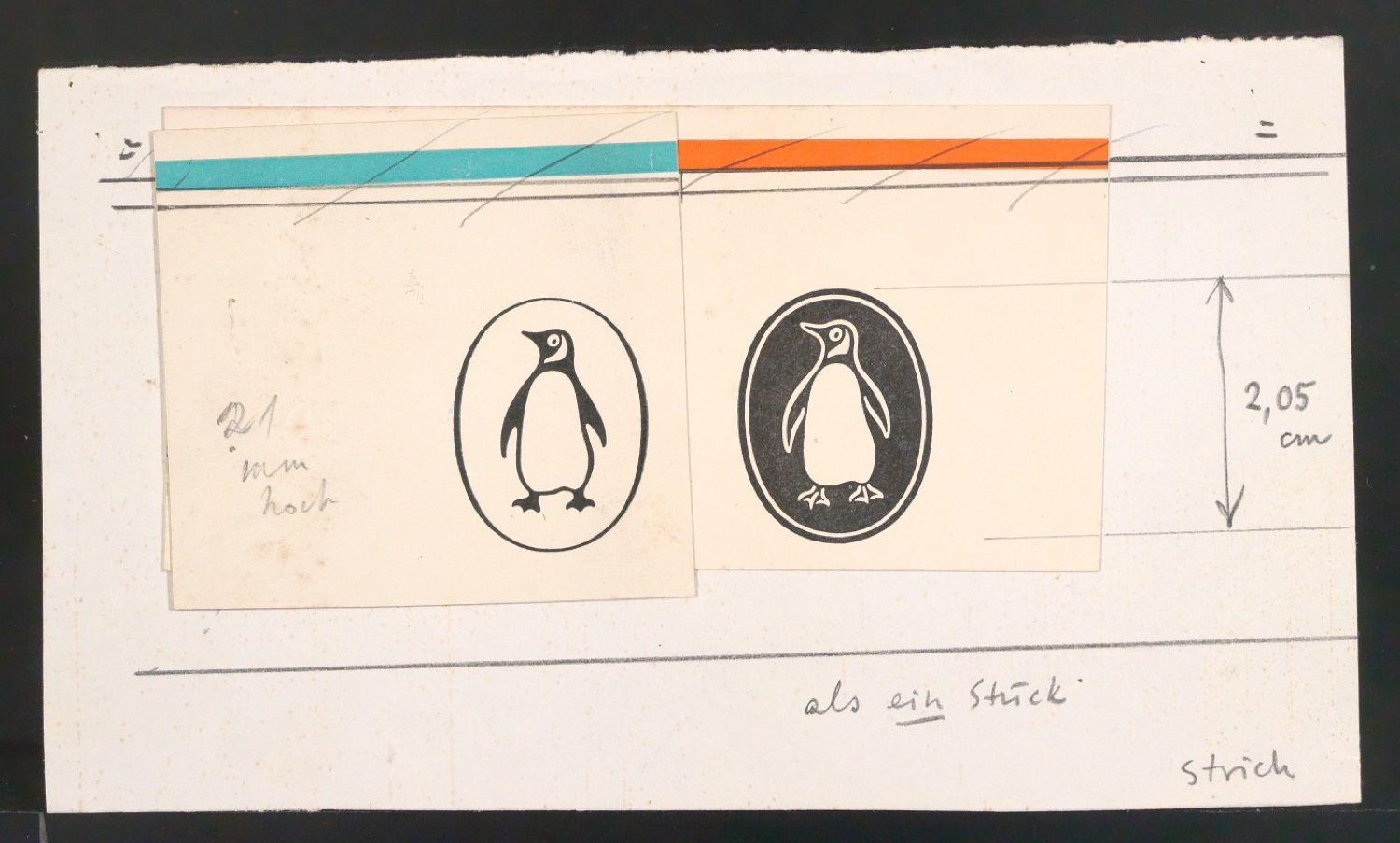 Entwürfe und Skizzen für Umschläge von Penguin Books — Blatt 1