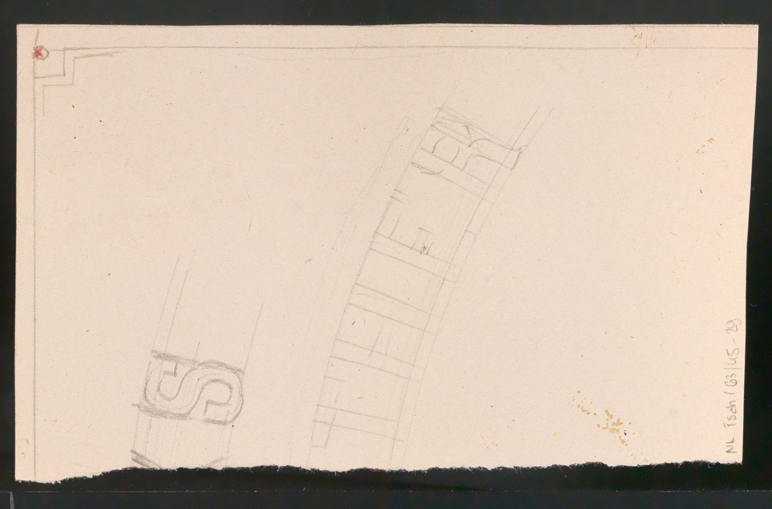 Typografische Entwürfe von unbekannten Buchtsabenkürzeln — Blatt 4