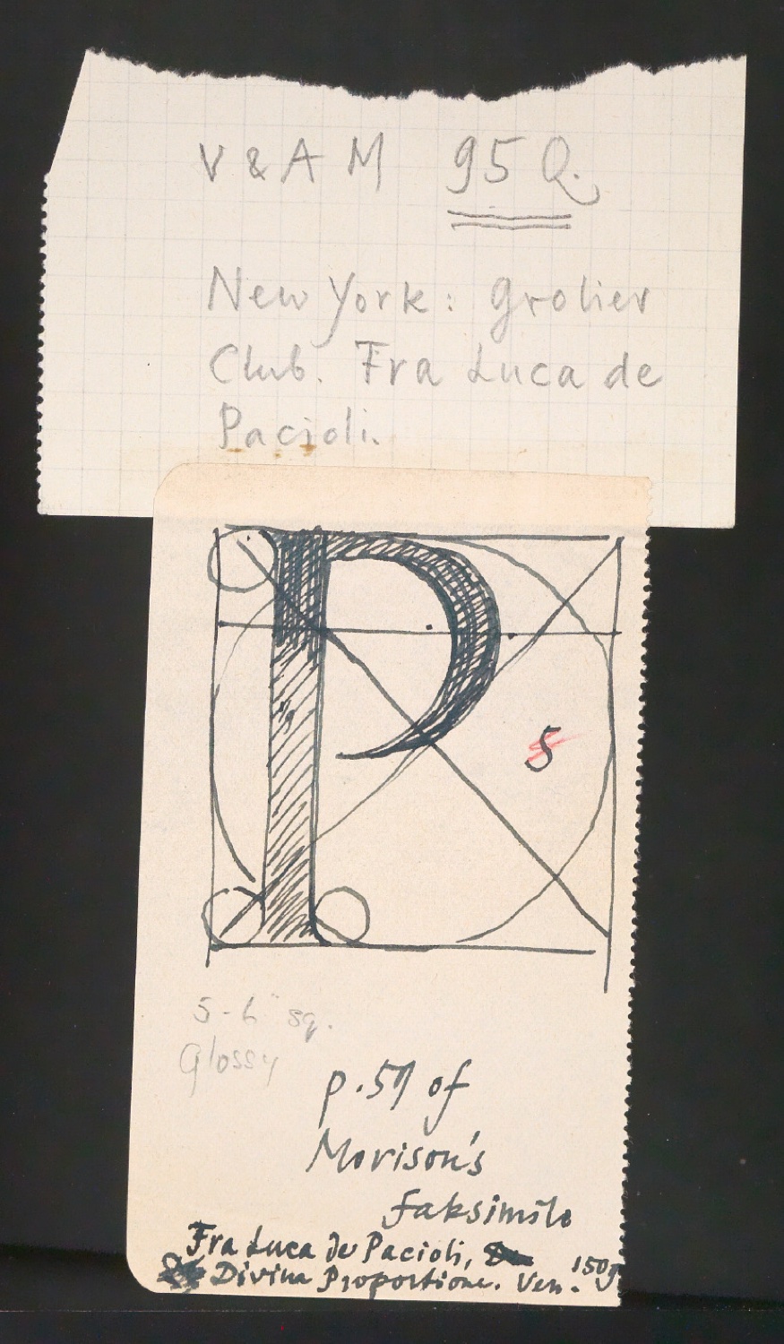 Entwürfe der Typographie für den Umschlag von Penguins Progress Volume 5 — Blatt 1