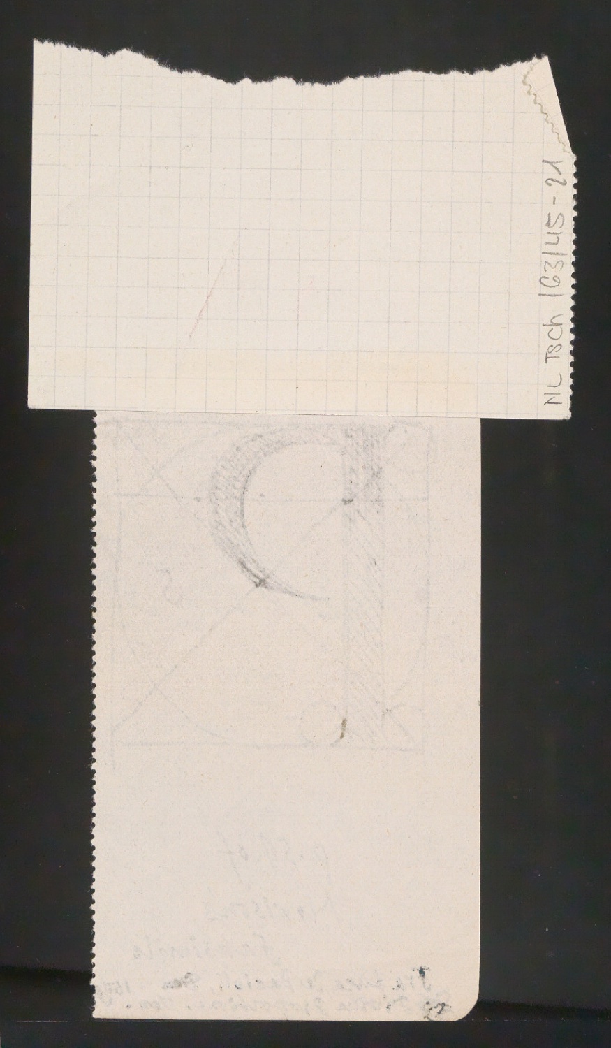 Entwürfe der Typographie für den Umschlag von Penguins Progress Volume 5 — Blatt 2