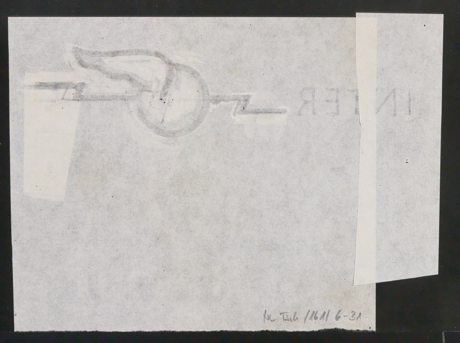 Konvolut Skizzenentwürfe von Verlegermarke für Interavia-Revue — Blatt 16