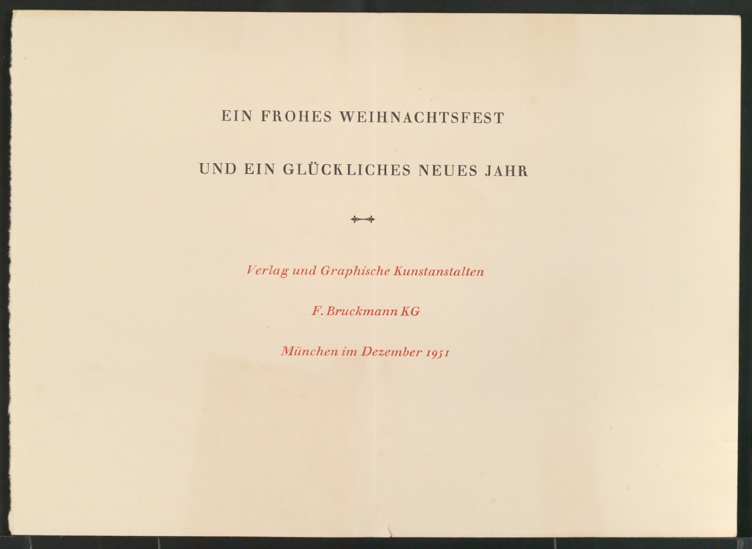 Probedrucke von Neujahrswünschen für verschiedene Auftraggeber — Blatt 2