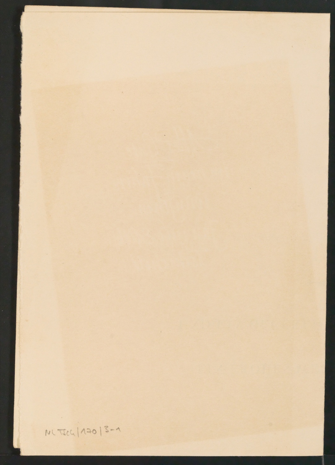 Probedrucke von Neujahrswünschen für verschiedene Auftraggeber — Blatt 3