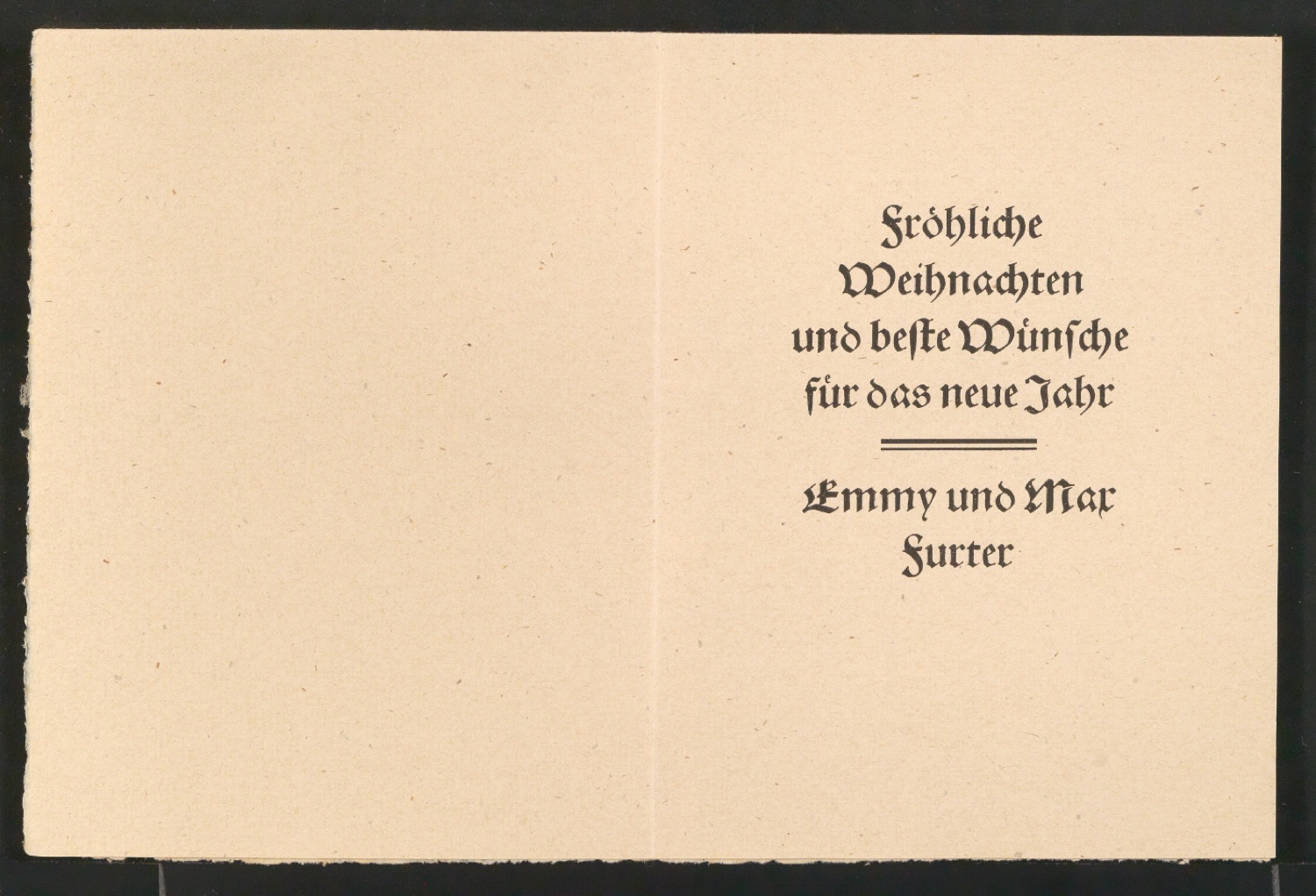 Probedrucke von Neujahrswünschen für verschiedene Auftraggeber — Blatt 52