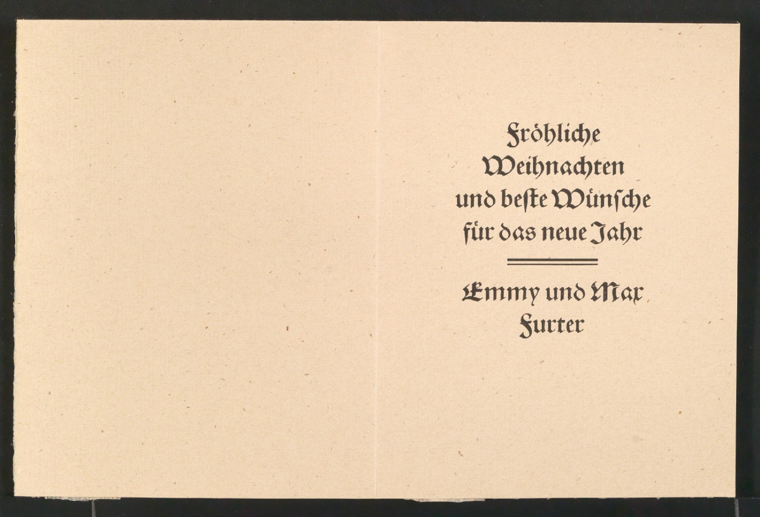 Probedrucke von Neujahrswünschen für verschiedene Auftraggeber — Blatt 55