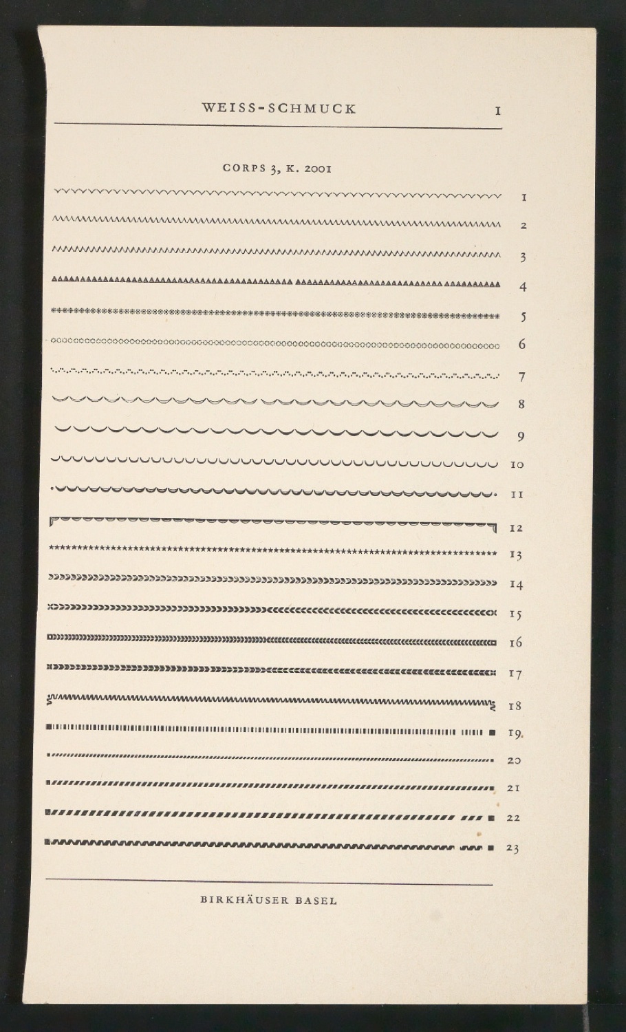 Konvolut Arbeitsmaterialien Ornamente — Blatt 14