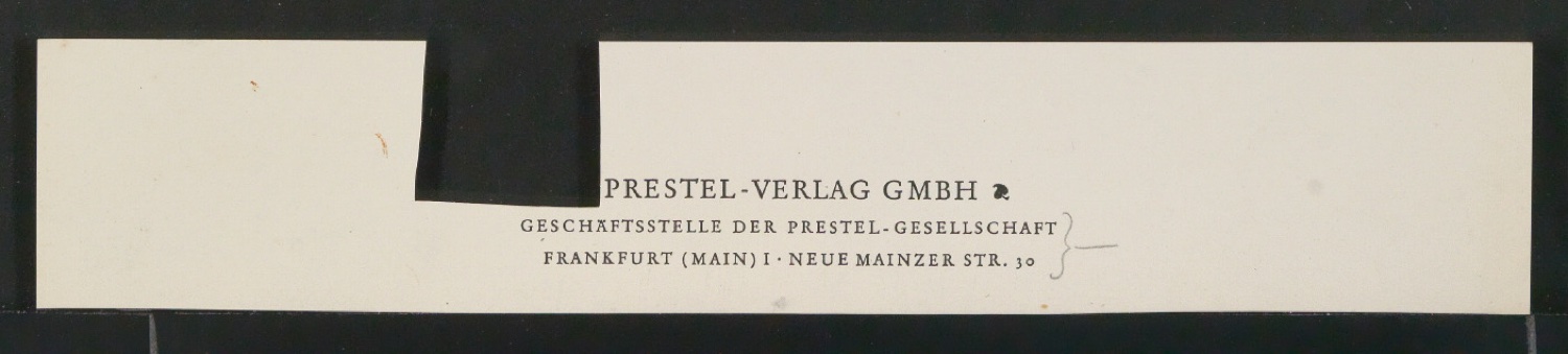 Konvolut Arbeitsmaterialien Ornamente — Blatt 24