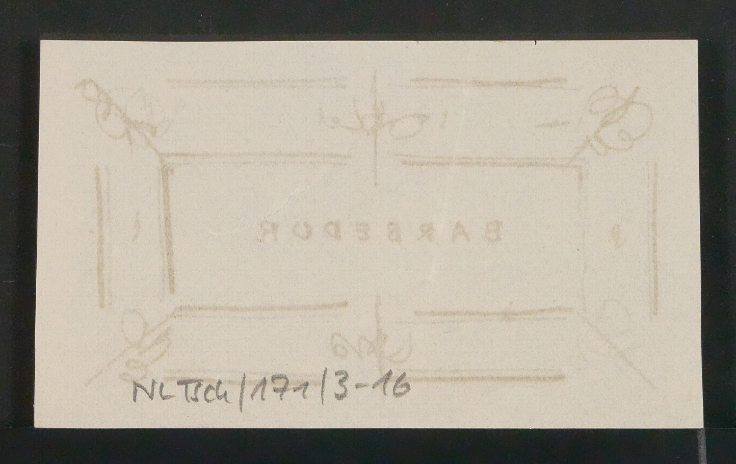 Konvolut Arbeitsmaterialien Ornamente — Blatt 42