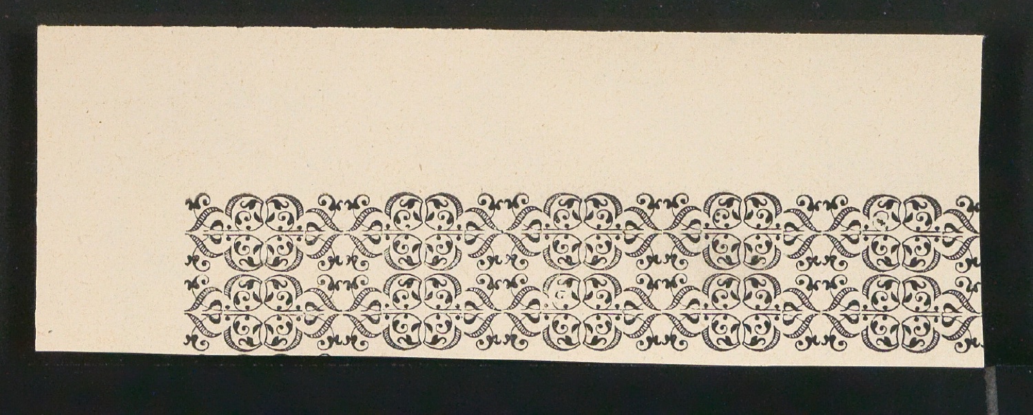 Konvolut Arbeitsmaterialien Ornamente — Blatt 53