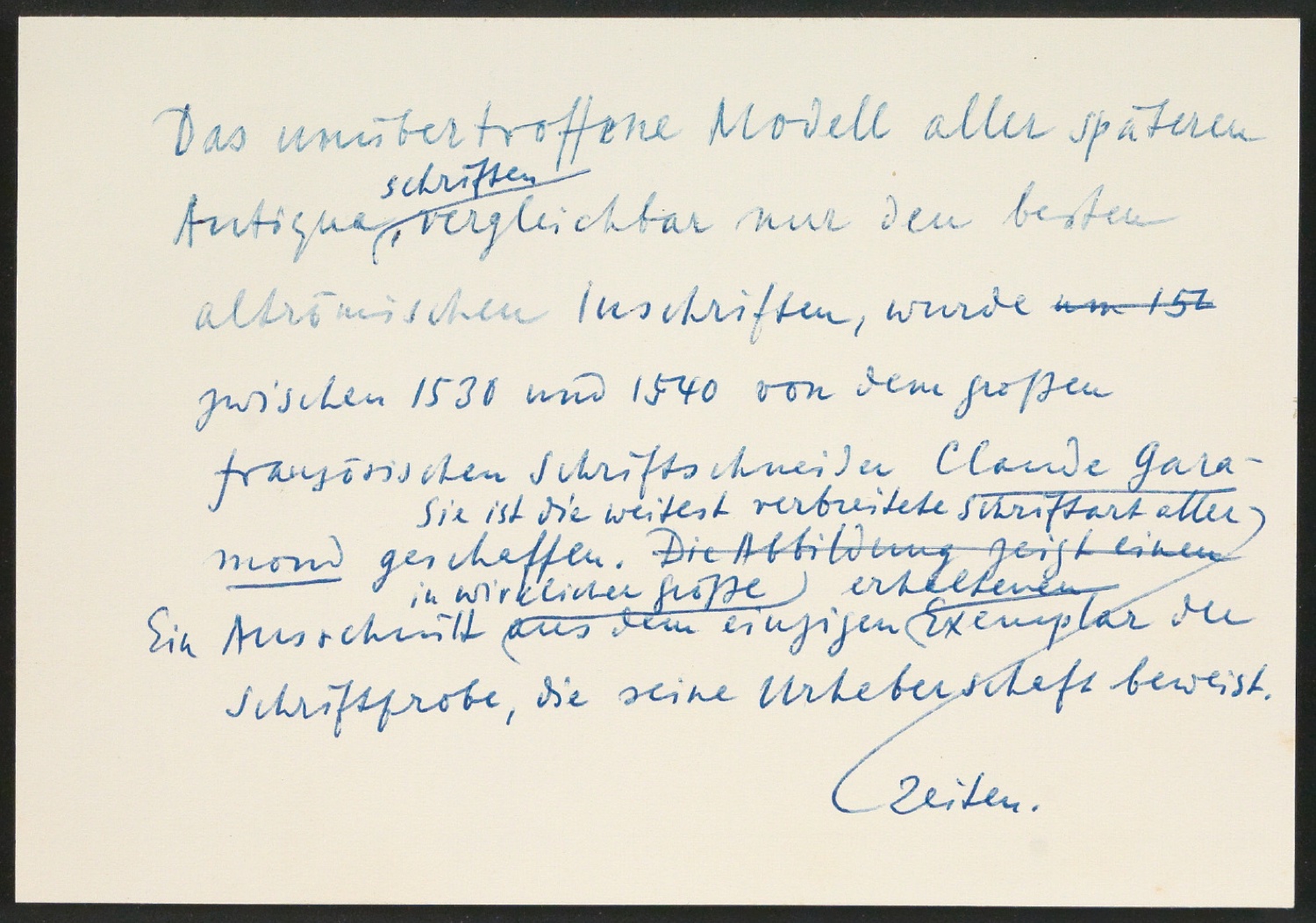Notizen für Text und Entwurf für Schutzumschlag von Geschichte der Schrift in Bildern, 1. Auflage — Blatt 10