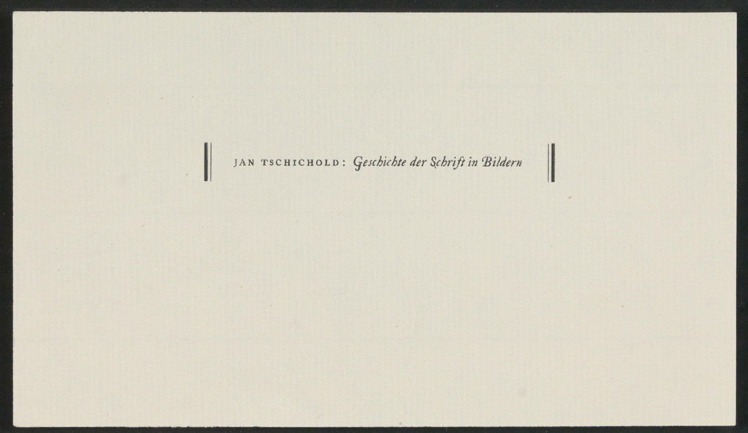 Notizen für Text und Entwurf für Schutzumschlag von Geschichte der Schrift in Bildern, 1. Auflage — Blatt 20
