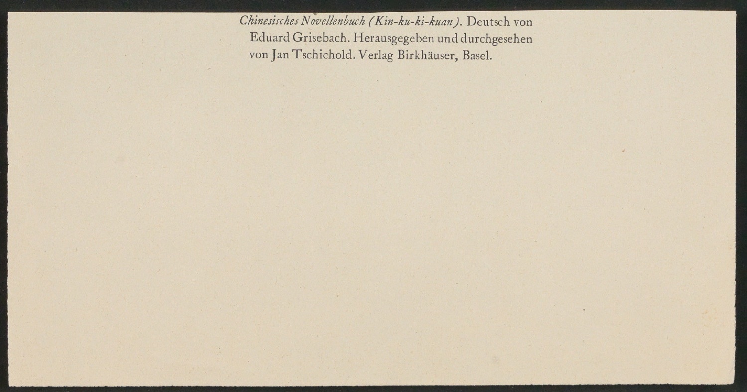 Notizen für Text und Entwurf für Schutzumschlag von Geschichte der Schrift in Bildern, 1. Auflage — Blatt 22