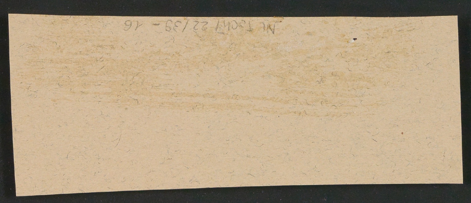 Notizen für Text und Entwurf für Schutzumschlag von Geschichte der Schrift in Bildern, 1. Auflage — Blatt 33