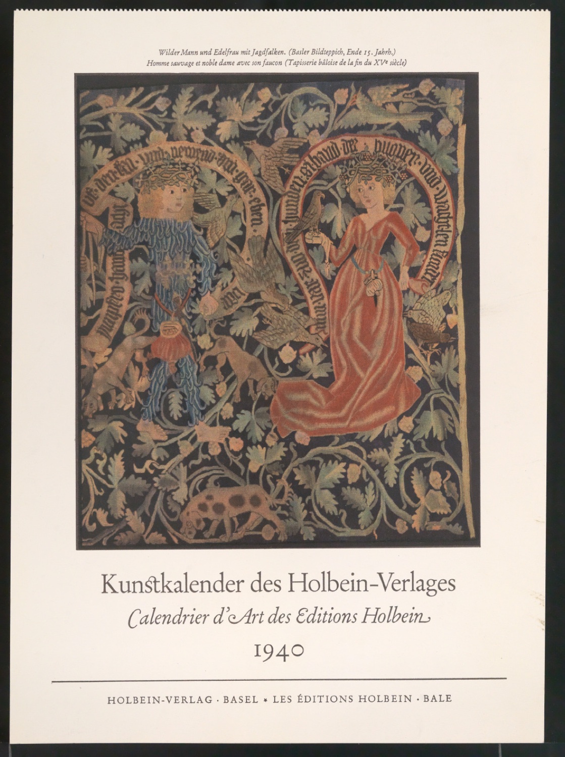 Ausschnitte aus Kunstkalendern des Holbein-Verlag — Blatt 1