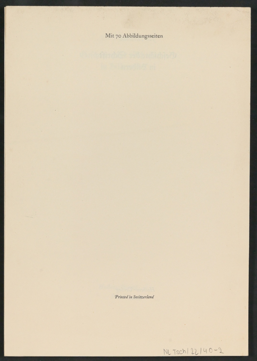 Druckbögen für Layout von Geschichte der Schrift in Bildern, 1. Auflage — Blatt 4