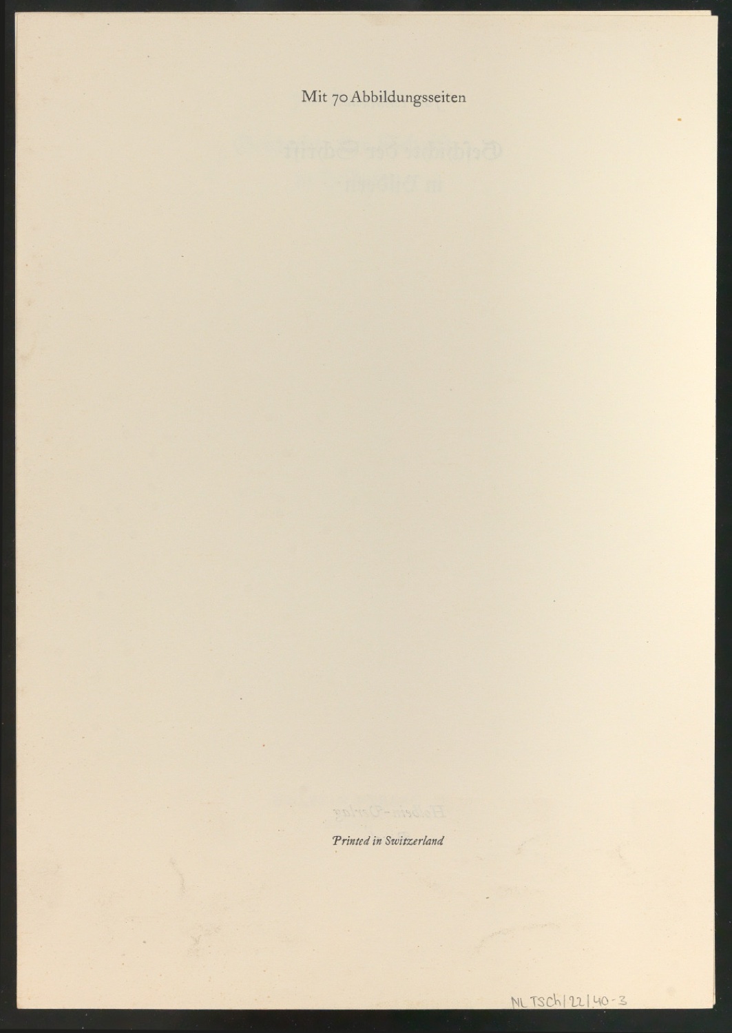Druckbögen für Layout von Geschichte der Schrift in Bildern, 1. Auflage — Blatt 6