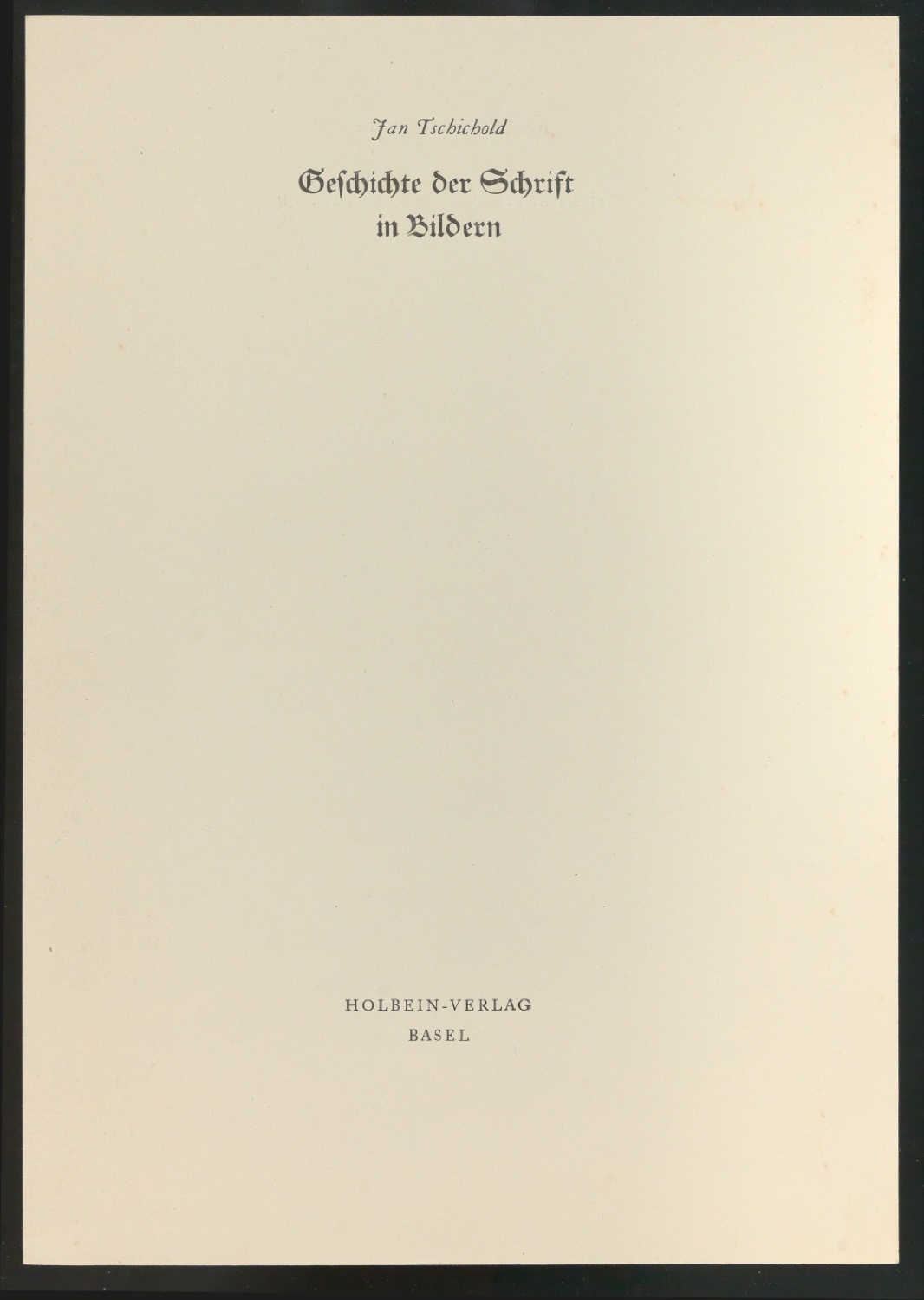 Druckbögen für Layout von Geschichte der Schrift in Bildern, 1. Auflage — Blatt 7