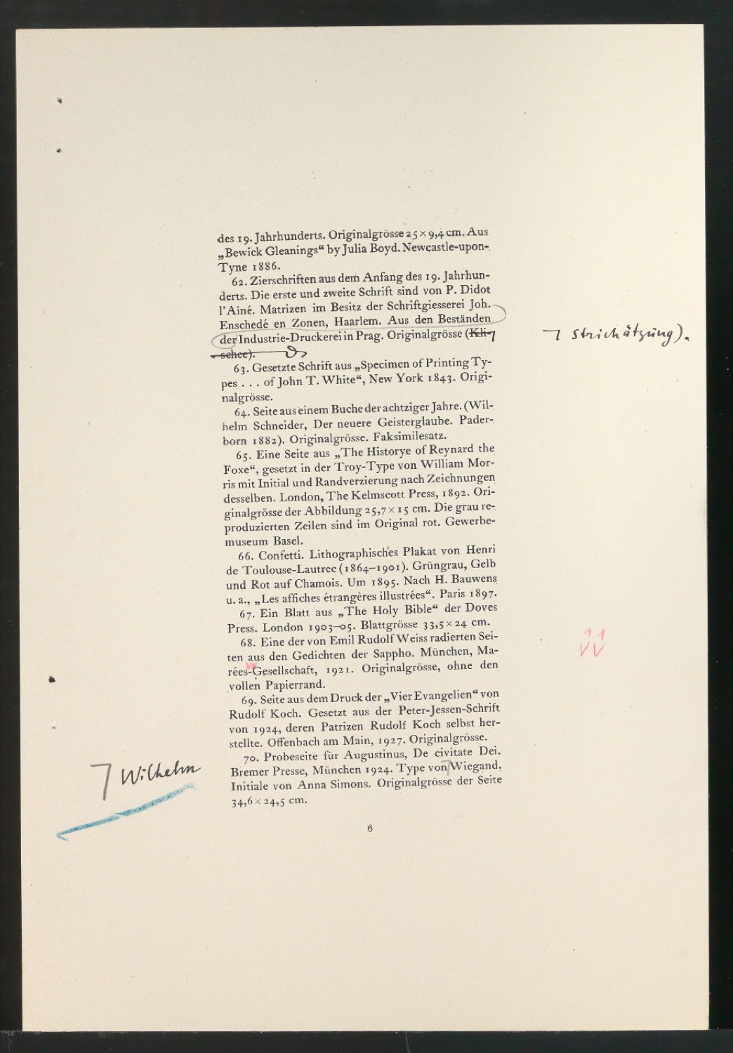 Druckbögen für Layout von Geschichte der Schrift in Bildern, 1. Auflage — Blatt 31