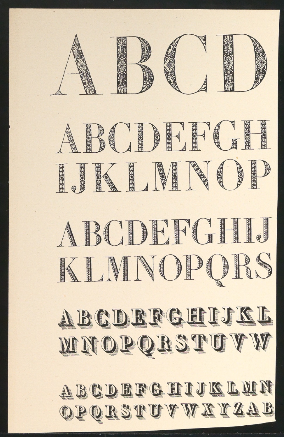 Druckbögen für Layout von Geschichte der Schrift in Bildern, 1. Auflage — Blatt 47
