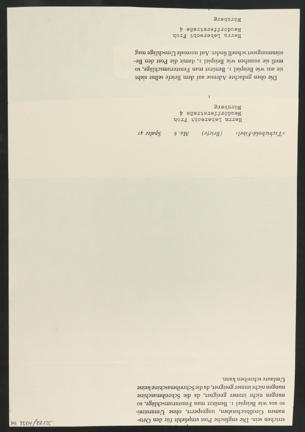Montierte Entwürfe und korrigierte Seiten für Text und Schutzumschlag von Geschichte der Schrift in Bildern, 2. Auflage — Blatt 34