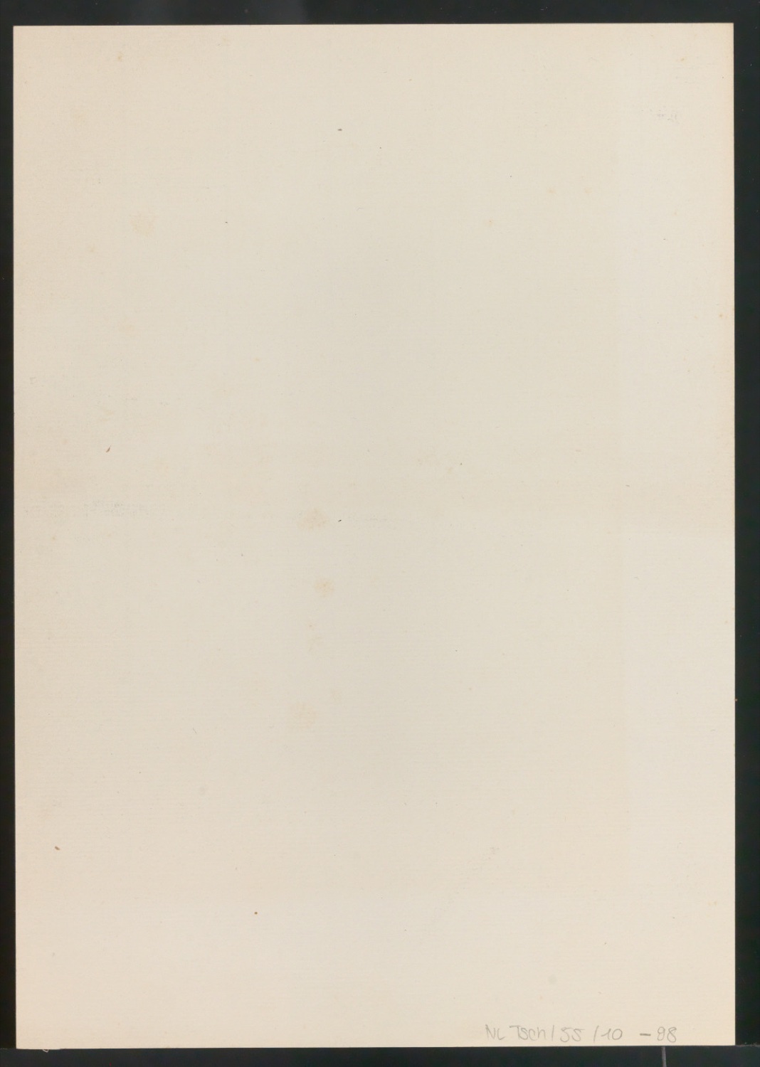 Entwurfszeichnung und vergrößerte Reproduktion von Briefbogen für J. J. Brodbeck Vice-Director — Blatt 2
