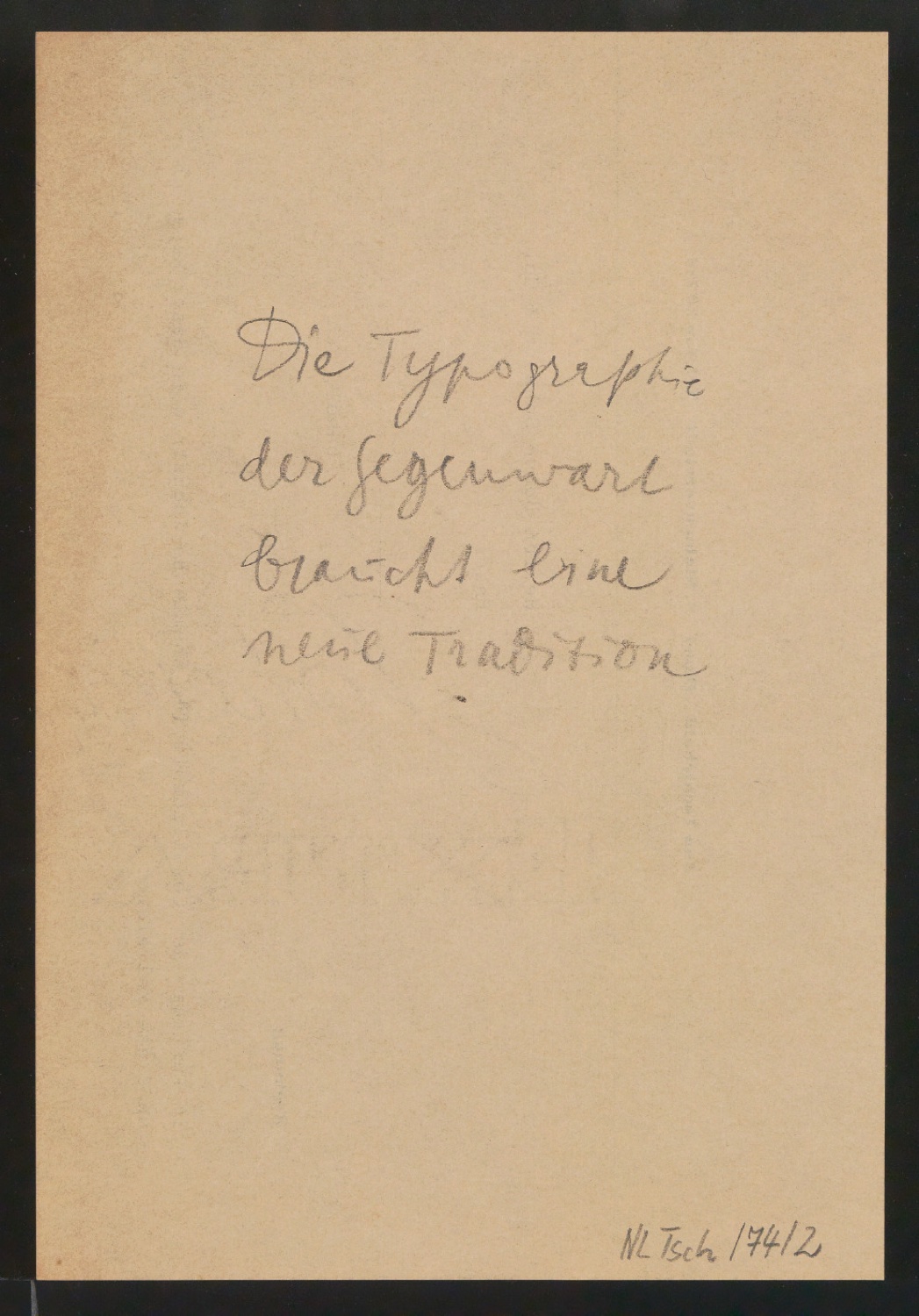 Blattsammlung von Gebrauchsgrafik und Notizen für Typografische vormgeving — Blatt 1