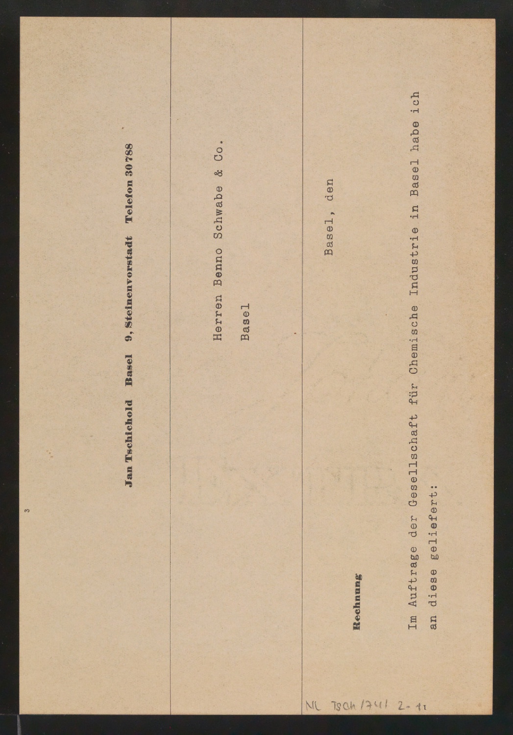 Blattsammlung von Gebrauchsgrafik und Notizen für Typografische vormgeving — Blatt 2