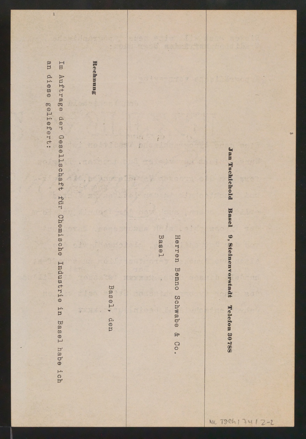 Blattsammlung von Gebrauchsgrafik und Notizen für Typografische vormgeving — Blatt 4