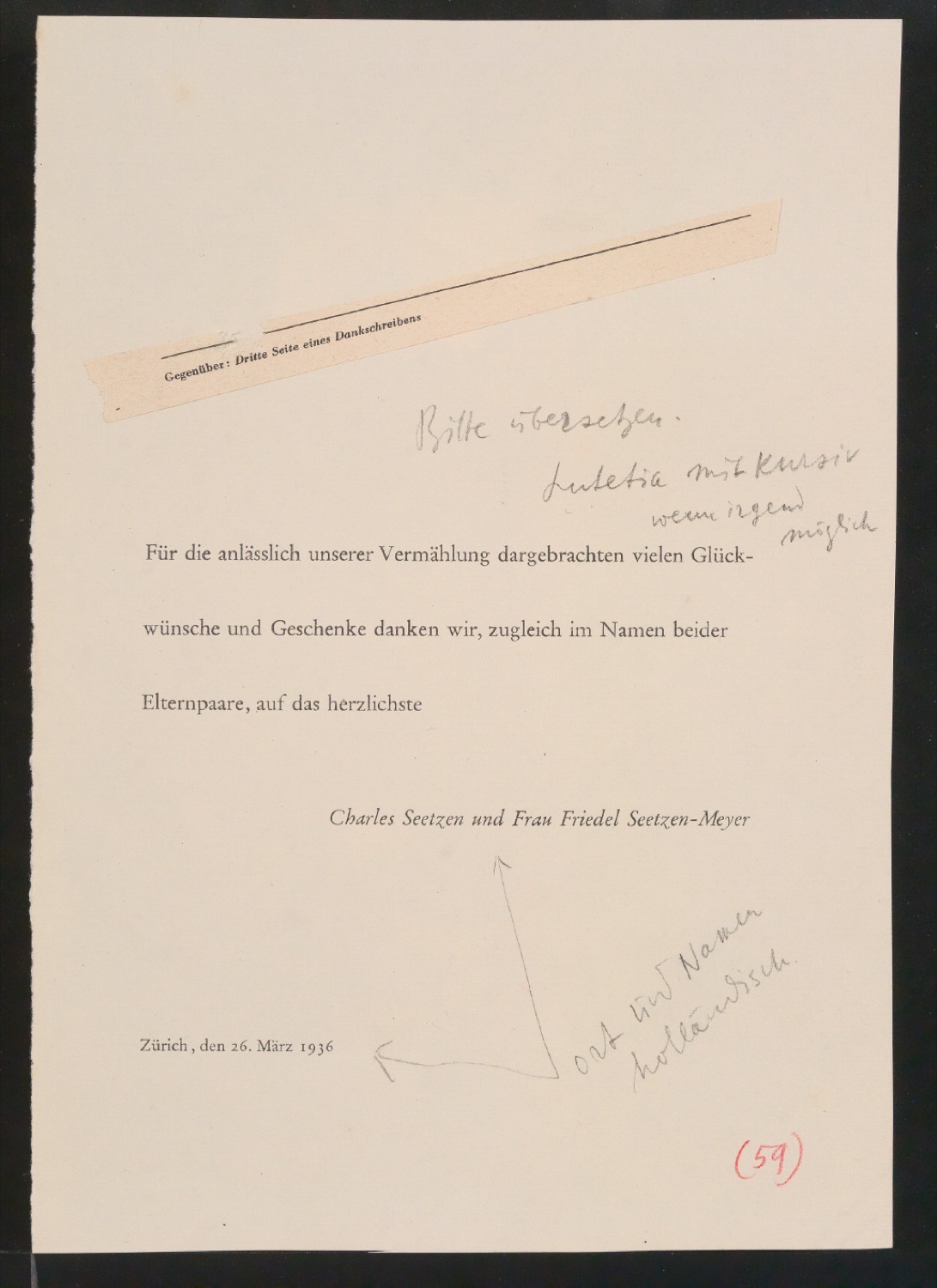Blattsammlung von Gebrauchsgrafik und Notizen für Typografische vormgeving — Blatt 9