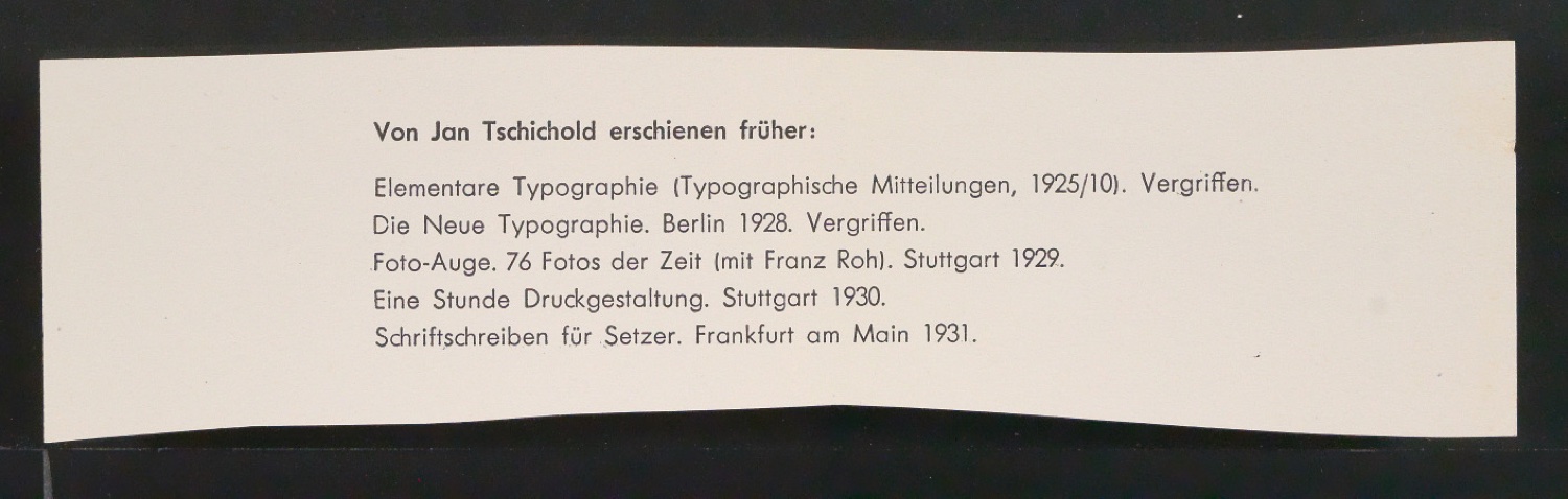 Blattsammlung von Gebrauchsgrafik und Notizen für Typografische vormgeving — Blatt 11