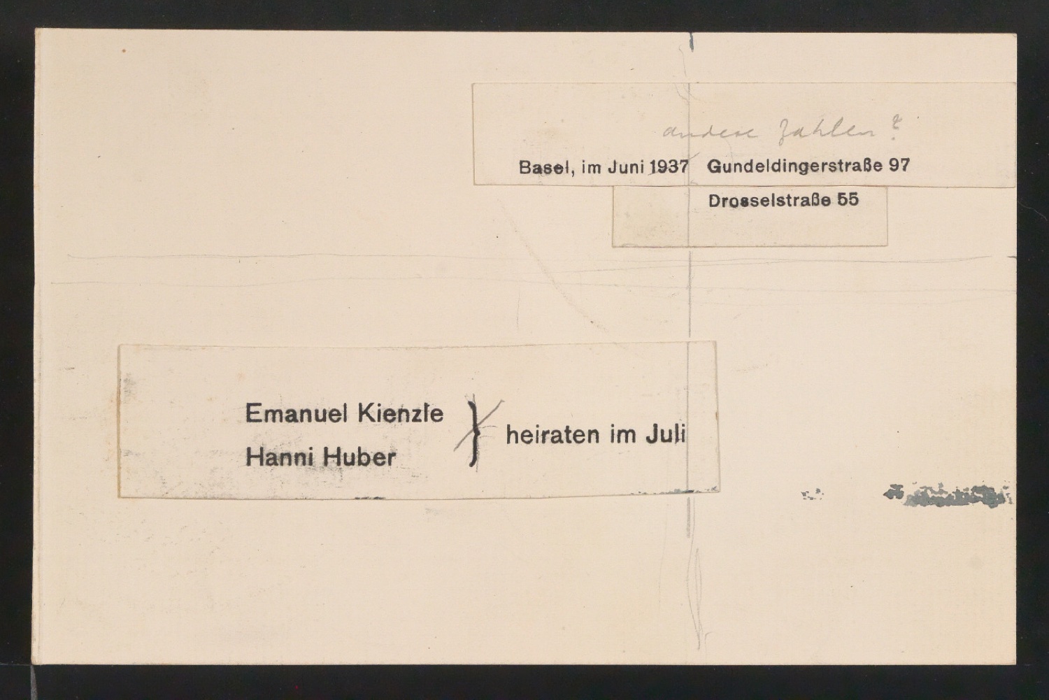 Blattsammlung von Gebrauchsgrafik und Notizen für Typografische vormgeving — Blatt 17