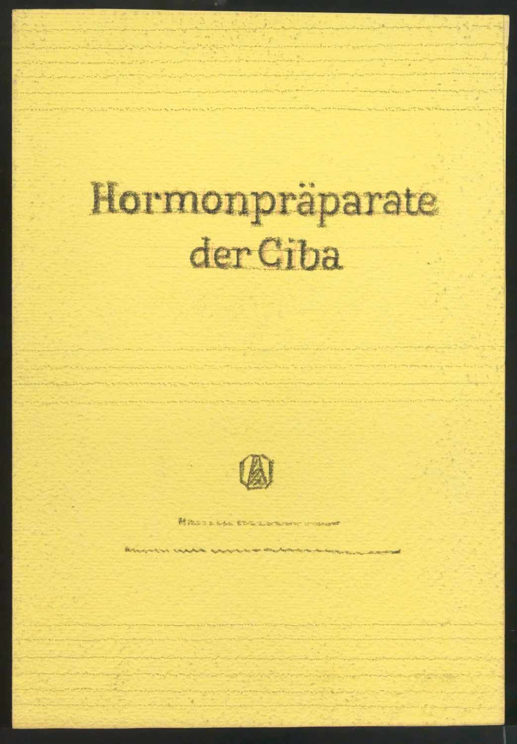 Entwürfe und Probedrucke für Umschläge von Broschüren für die Ciba — Blatt 4